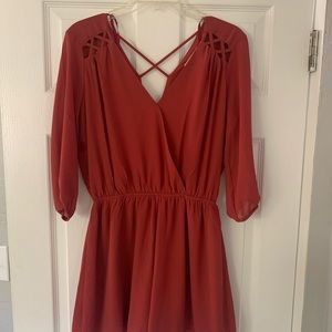 3/4” Sleeved Romper